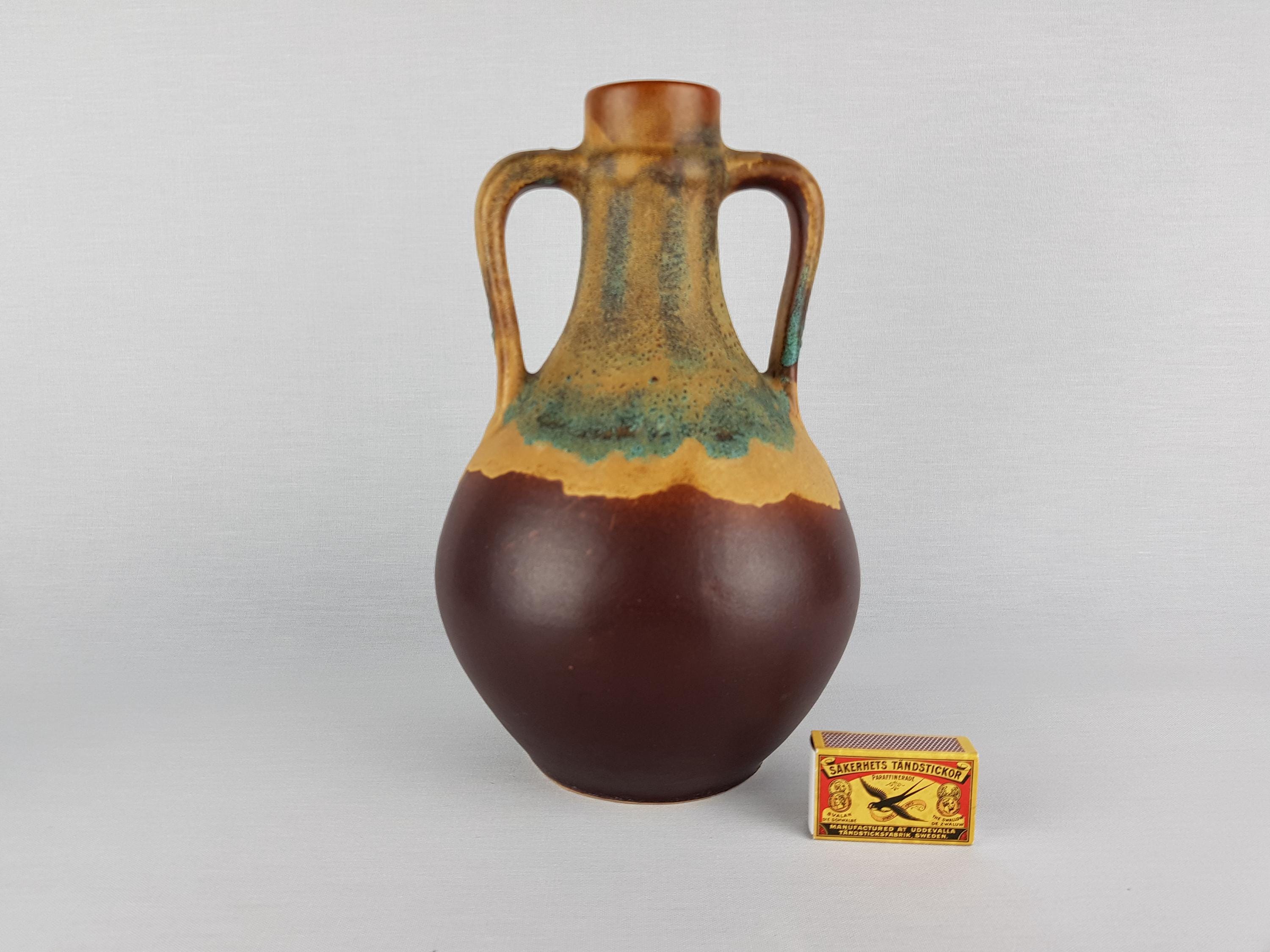 ヴィンテージ シルバーディステル ファイエンセン ダブルハンドル 花瓶