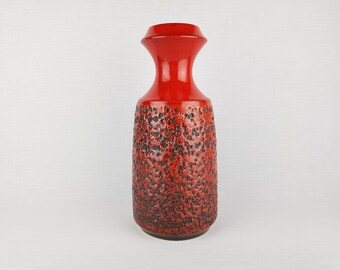 Vintage 1960s White STEULER KERAMIK Fat Lava Vase 140/20