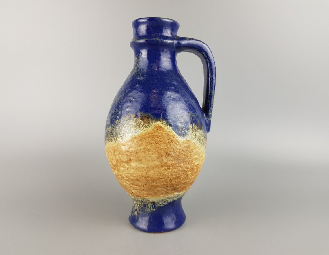 Keramik Vase von Friedgard Glatzle für Karlsruher Majolika, 1956 bei kaufen