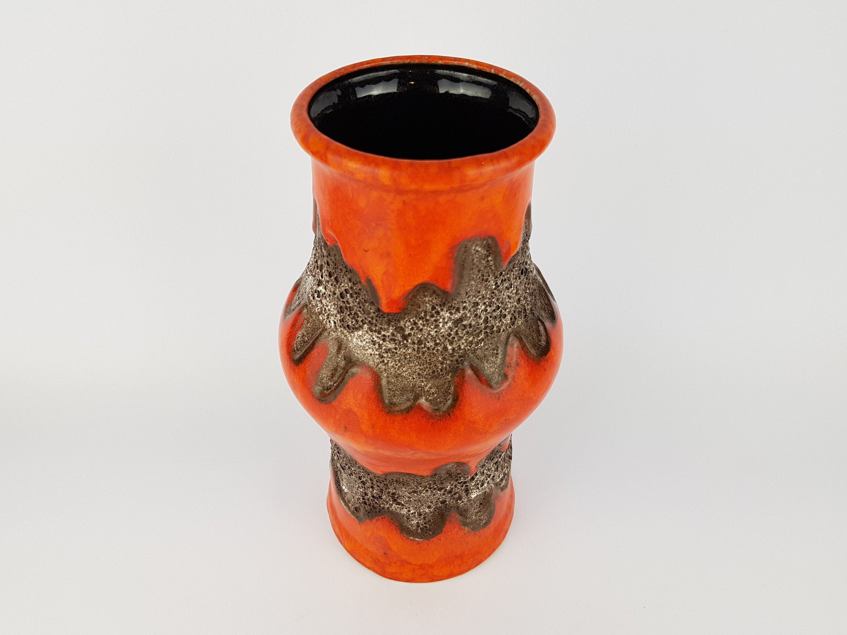 ヴィンテージ DÜMLER & BREIDEN Keramik ラージ オレンジ ファット溶岩