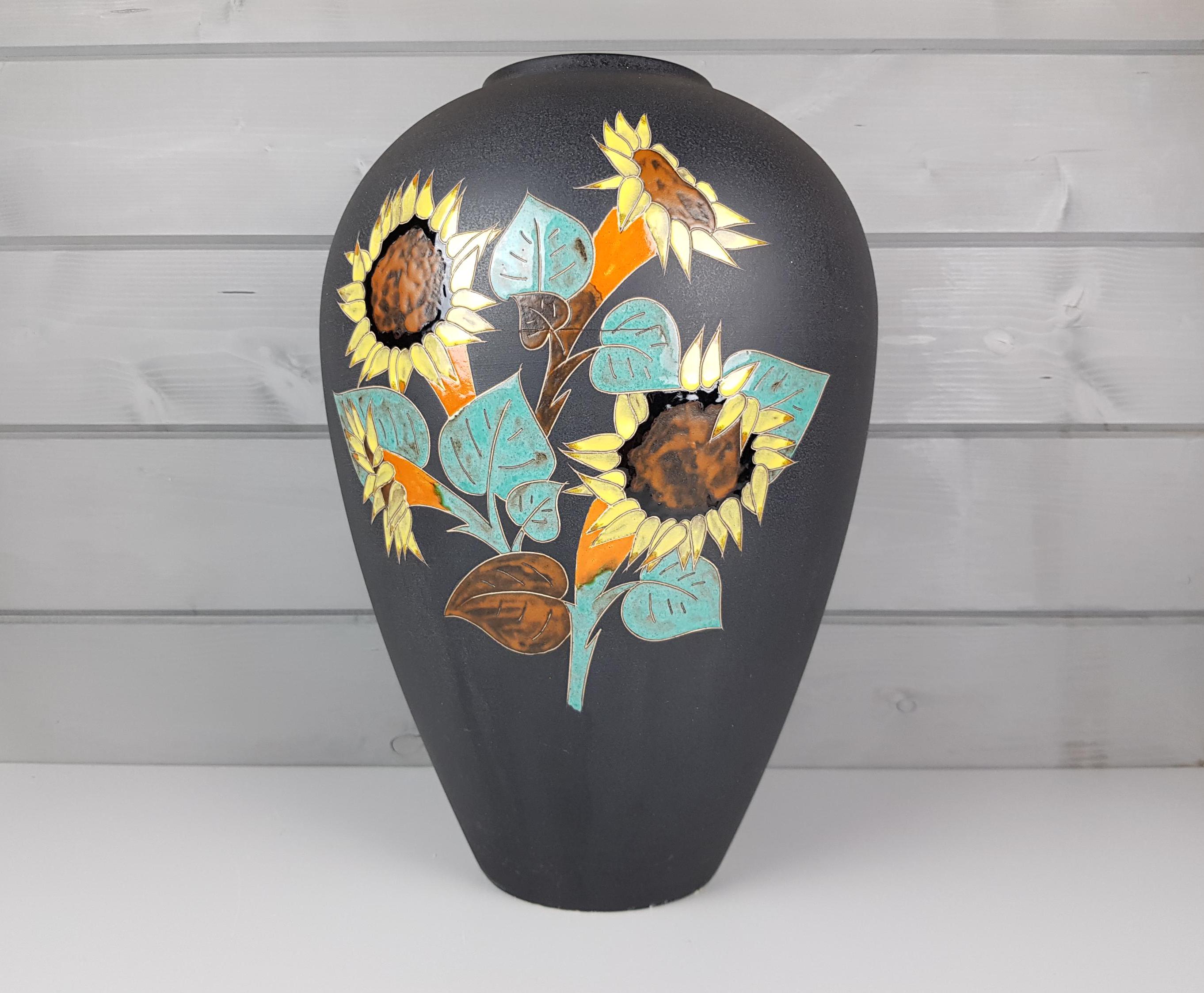 Ruscha_「Enzian」_320/3 Vintage Collectors Item Tall Vase Ruscha Enzian 320/4 50s - Etsy