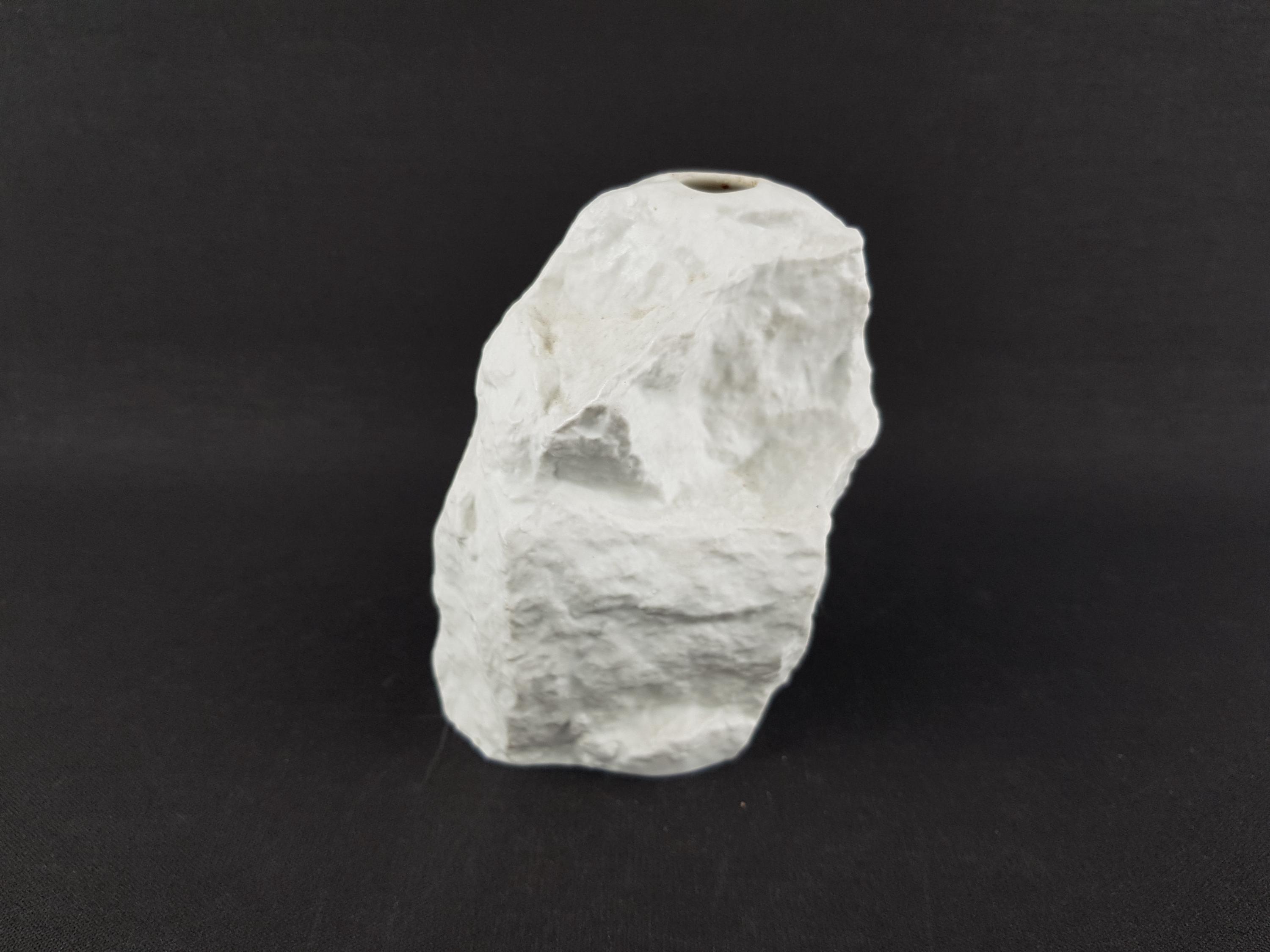 Vintage KPM ROYAL PORZELLAN White Porcelain Rock Vase 798/13 West