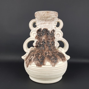 Vintage DUMLER und BREIDEN KERAMIK Fat Lava Vase, West German Pottery  1950s 1960s