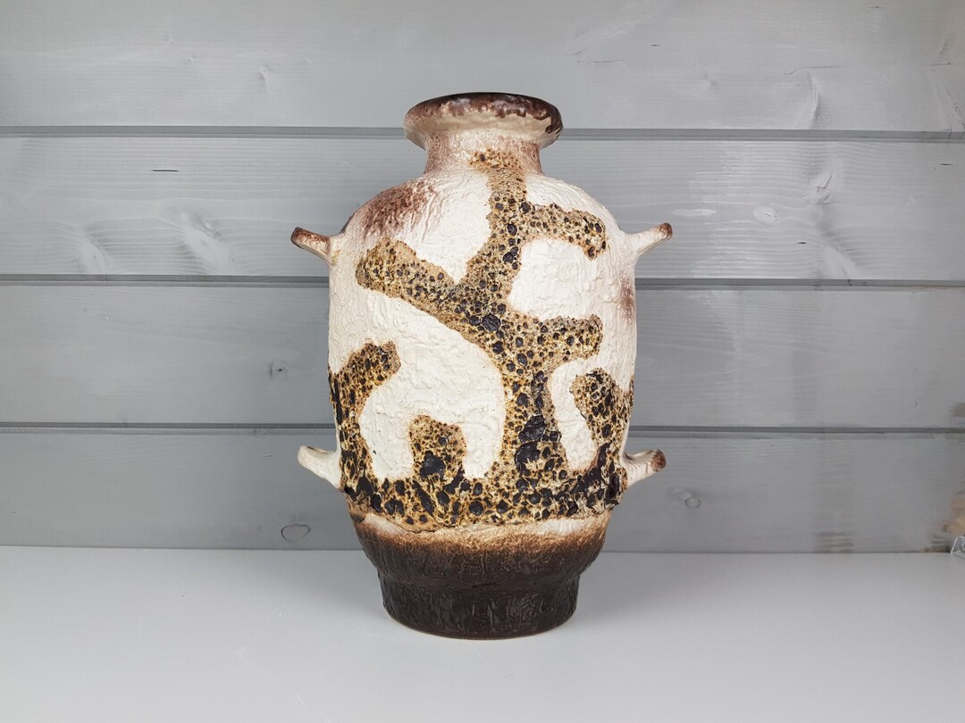 Vintage DUMLER & BREIDEN Fat Lava Vase 1108-36 West German
