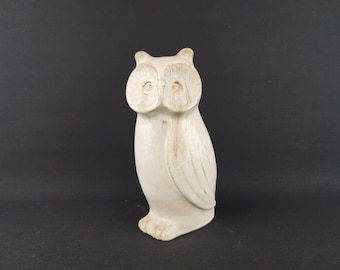 Rare Vintage STEULER KERAMIK Owl Figurines West German Pottery 1980s