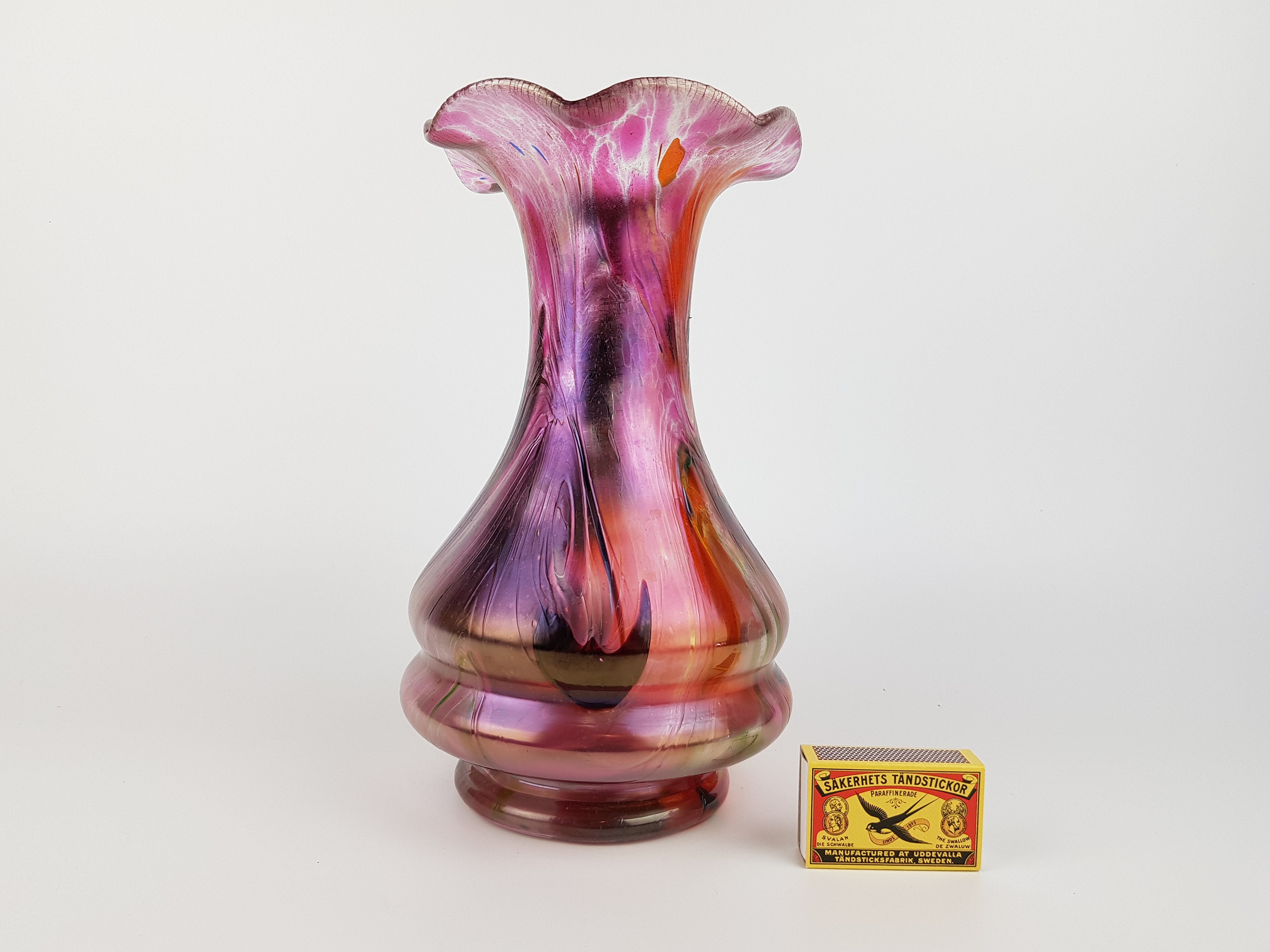 60's Vintage アートガラス Vase by BERANEK,JAN Vintage - Multicolored Murano Glass Vase 