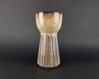 Vintage Studio Art Pottery Vase by WALTER FREIGANG, Hohenleipisch, East Germany, DDR