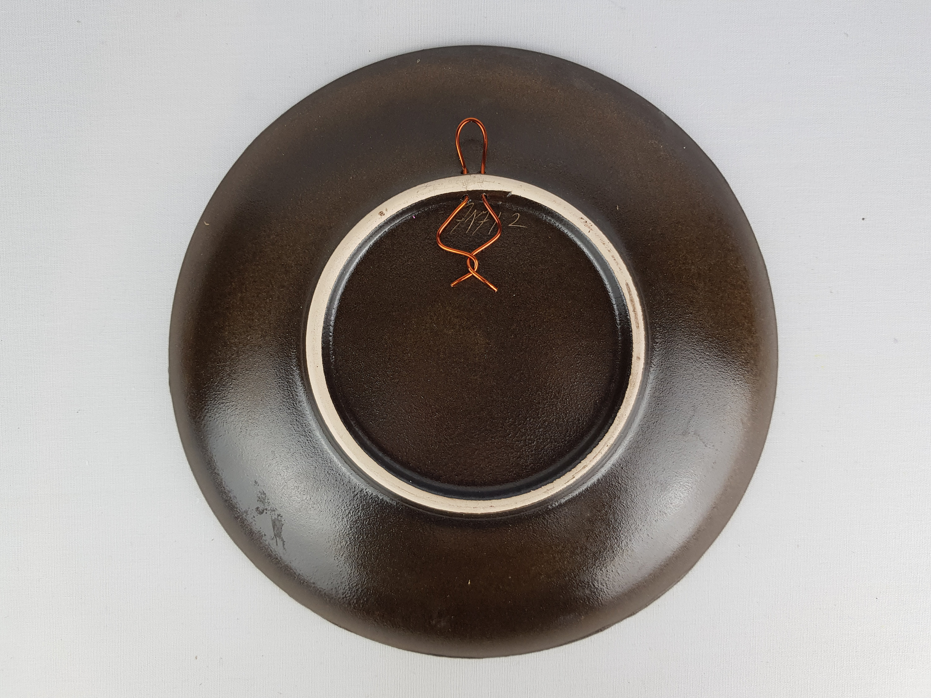 Vintage RUSCHA KERAMIK Wall Plate With Mushroom Decor 717/3