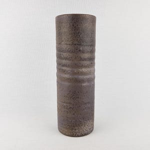 Vintage MOBACH Ceramic Gray Vase from Dutch Studio Pottery 1970s