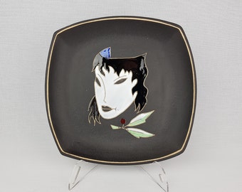 West German Fat Lava Wallplate by Ruscha - Maske - 717 / 2