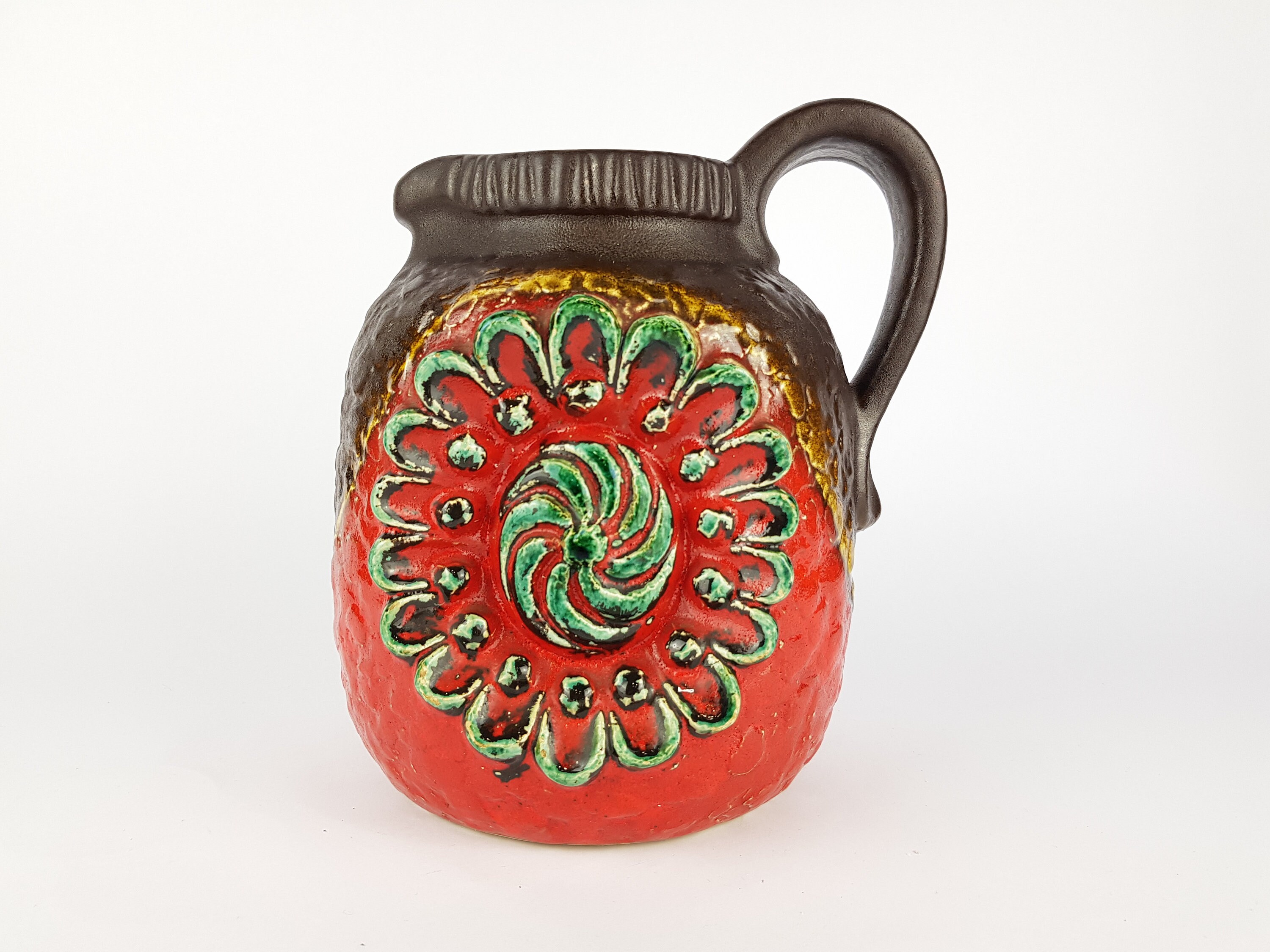 ヴィンテージ マルチカラー DÜMLER & BREIDEN Fat Lava Vase 53/21