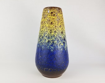 Vintage 1960s White STEULER KERAMIK Fat Lava Vase 140/20
