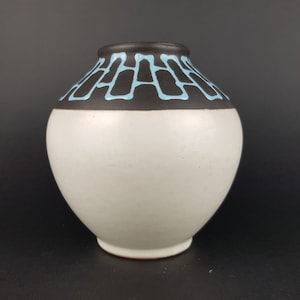 Vintage CARSTENS KERAMIK Ball Vase 652 13 West German Pottery 1960s Fat Lava Era
