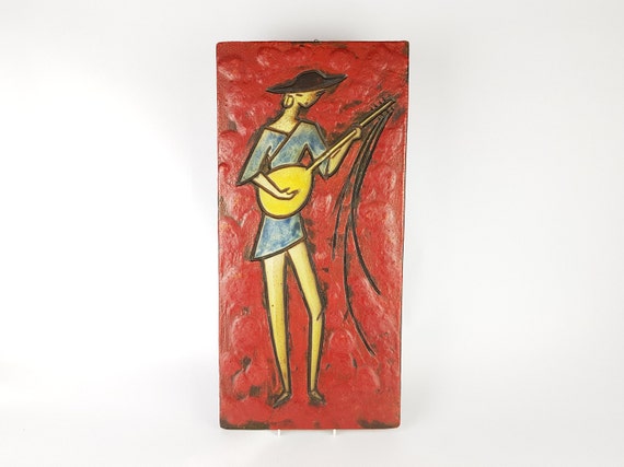 工芸品 Vintage Ruscha Fat Lava Wall Plate 工芸品 Vintage Ruscha Fat Lava Wall Plate 工芸品 Vintage Ruscha