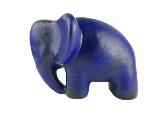 小物 BLUE ELEPHANT Blue Elephant Figurine Sambuco | Artemest