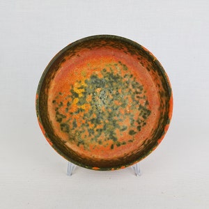 Vintage RUSCHA KERAMIK Bowl With VULKANO decor West German Pottery 1960s
