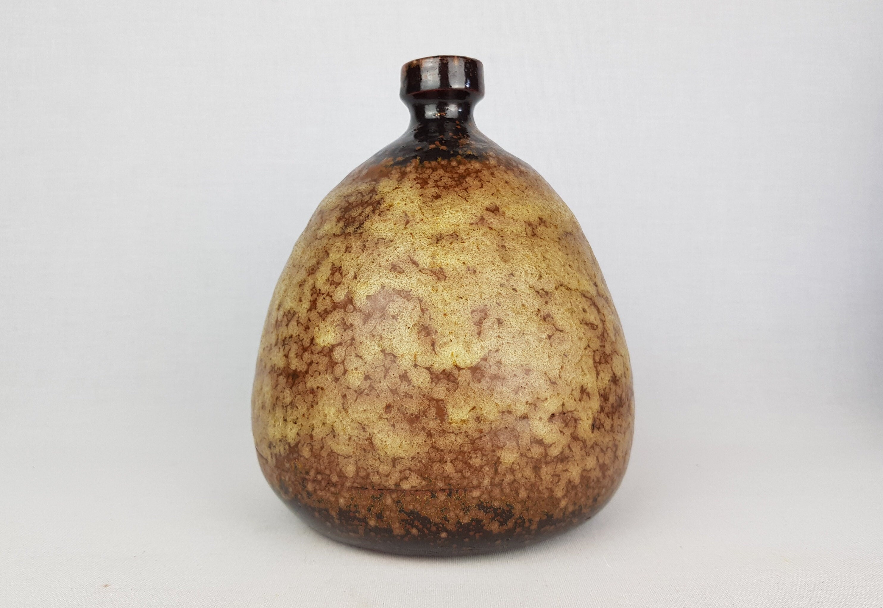 スタジオ　ポタリー ヴィンテージ ELMER KUBICEK スタジオアート陶器 スタイリッシュ花瓶