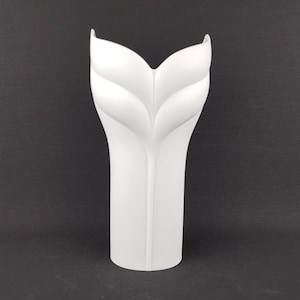 Vintage ROSENTHAL Studio Linie Biscuit Bisque Porcelain White Vase by Uta Feyl – Sculptural Mid-Century Modern Design 1960s