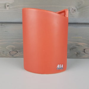 Vintage Pink ASA SELECTION (former Sgrafo Modern) Vase West German Pottery 1980s