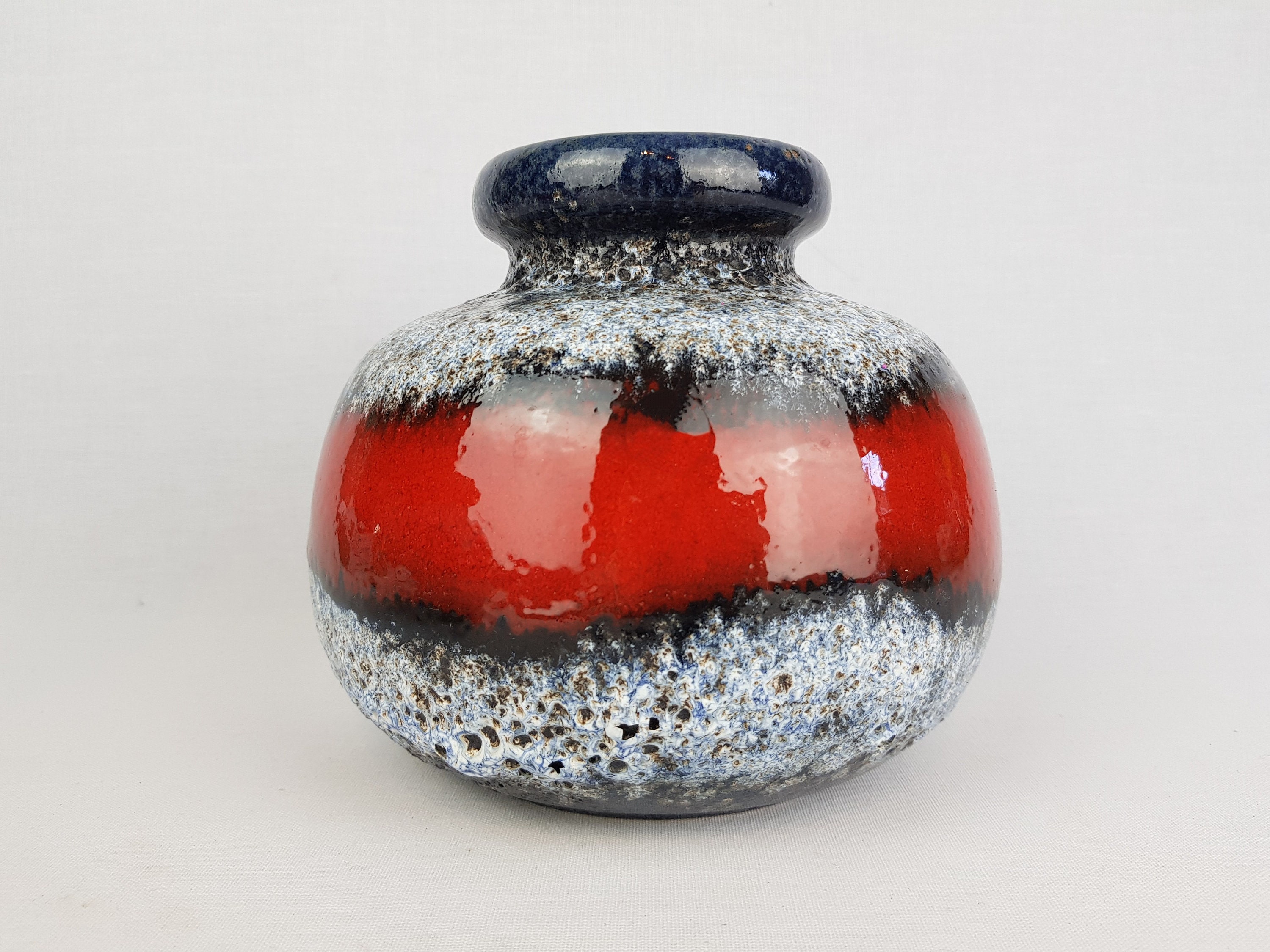 ドイツ Fatlava 】 Scheurich 花瓶 15cm（Scheurich | Fat Lava