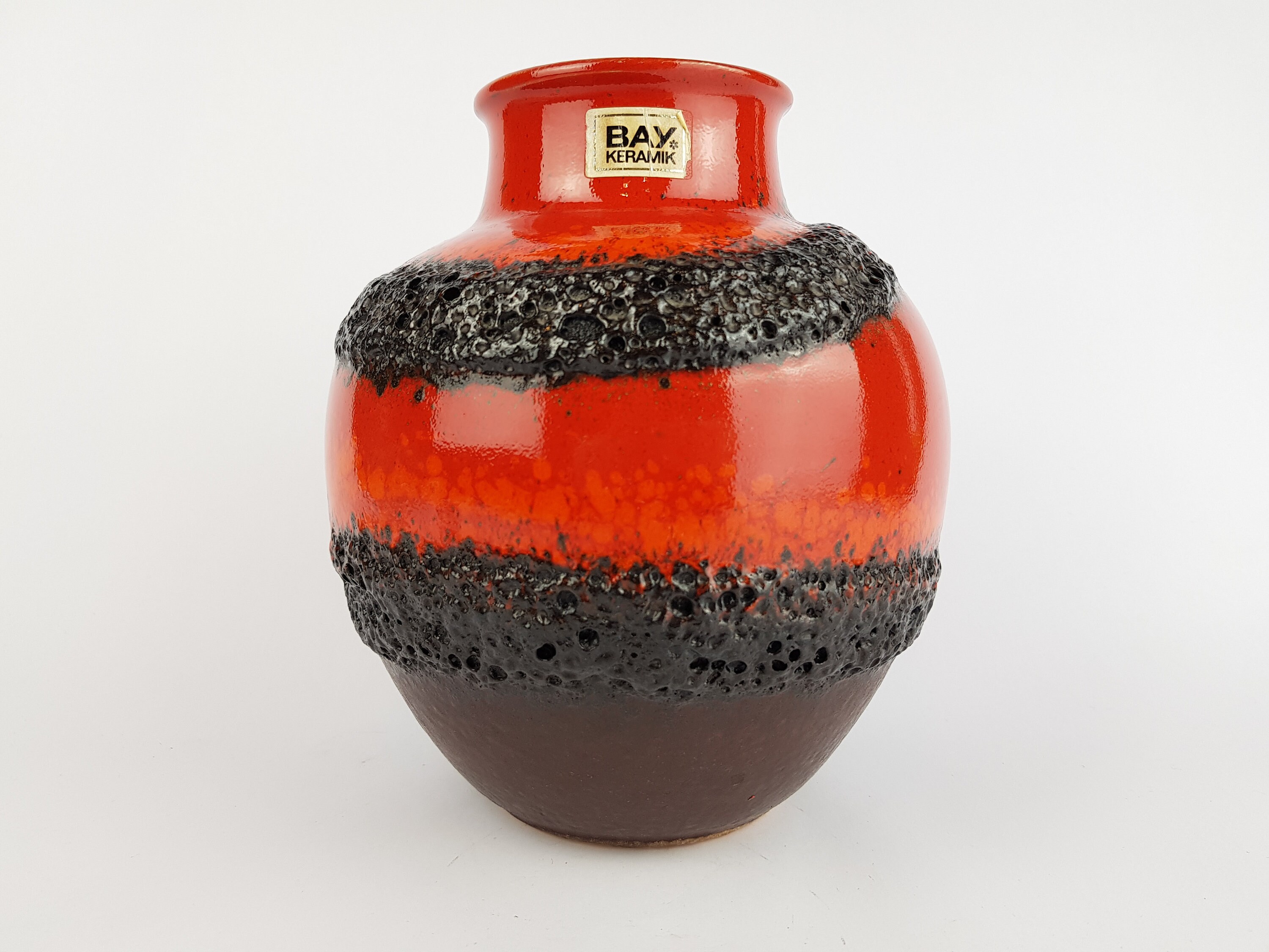 Bay Keramik HandPainted Vase Made In West Germany C.1950'S60'S abt 5