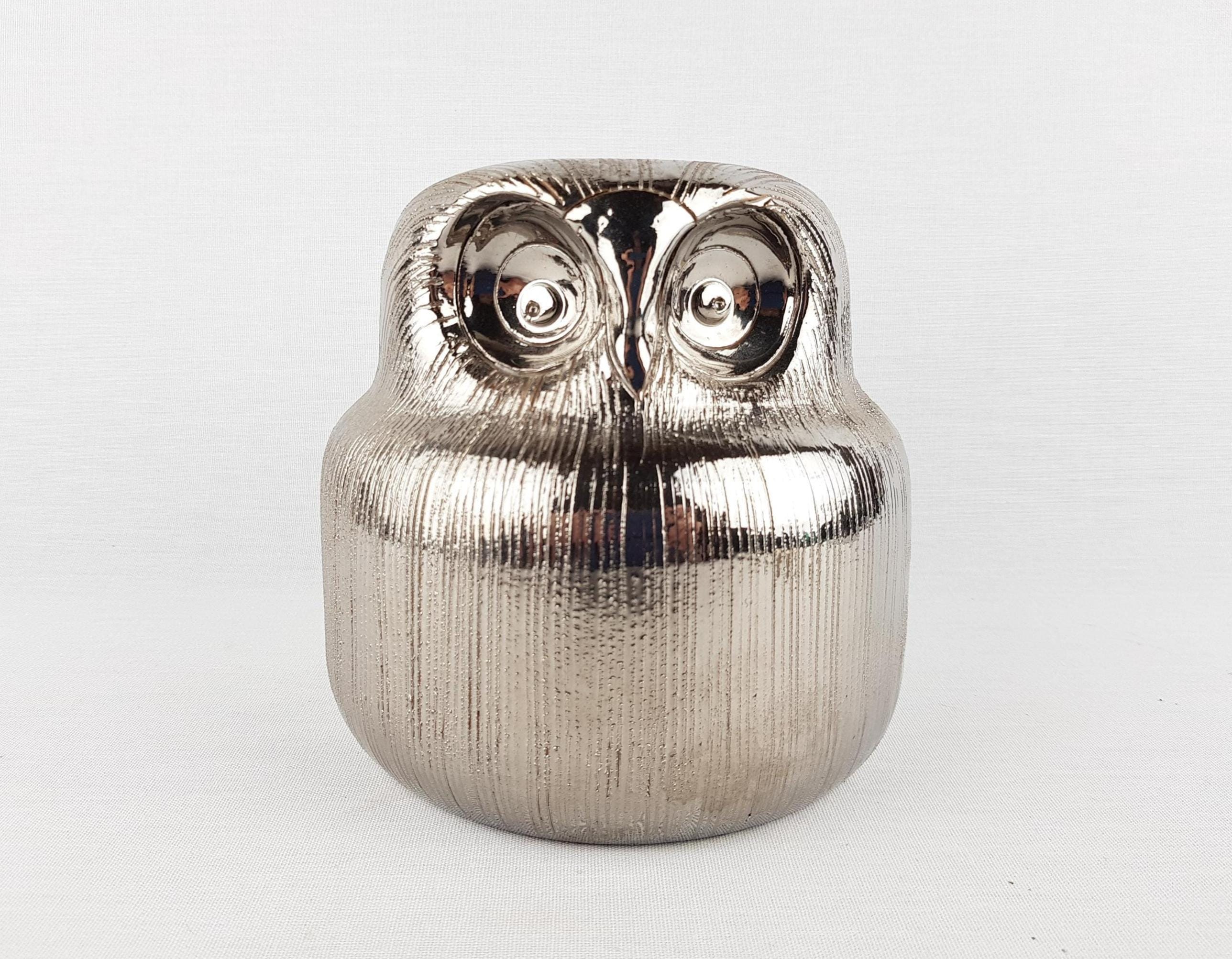Vintage Rare BITOSSI Owl Silver/bronze by Aldo Londi 1970s - Etsy