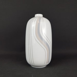 Vintage HUTSCHENREUTHER PORCELAIN Porcelain Vase 6008 West Germany 1960 1970s
