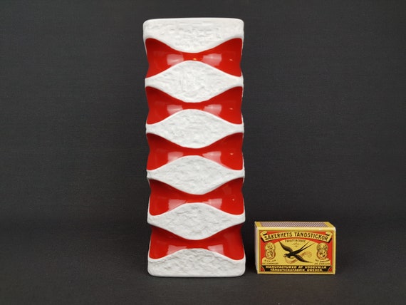 ヴィンテージ ロイヤル KPM ポーセリン ビスケット オプアート 花瓶