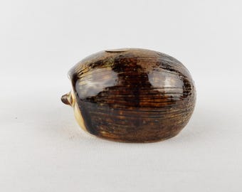 Vintage SOHOLM STENTOJ DENMARK Brown and Beige Hedgehog Figurine