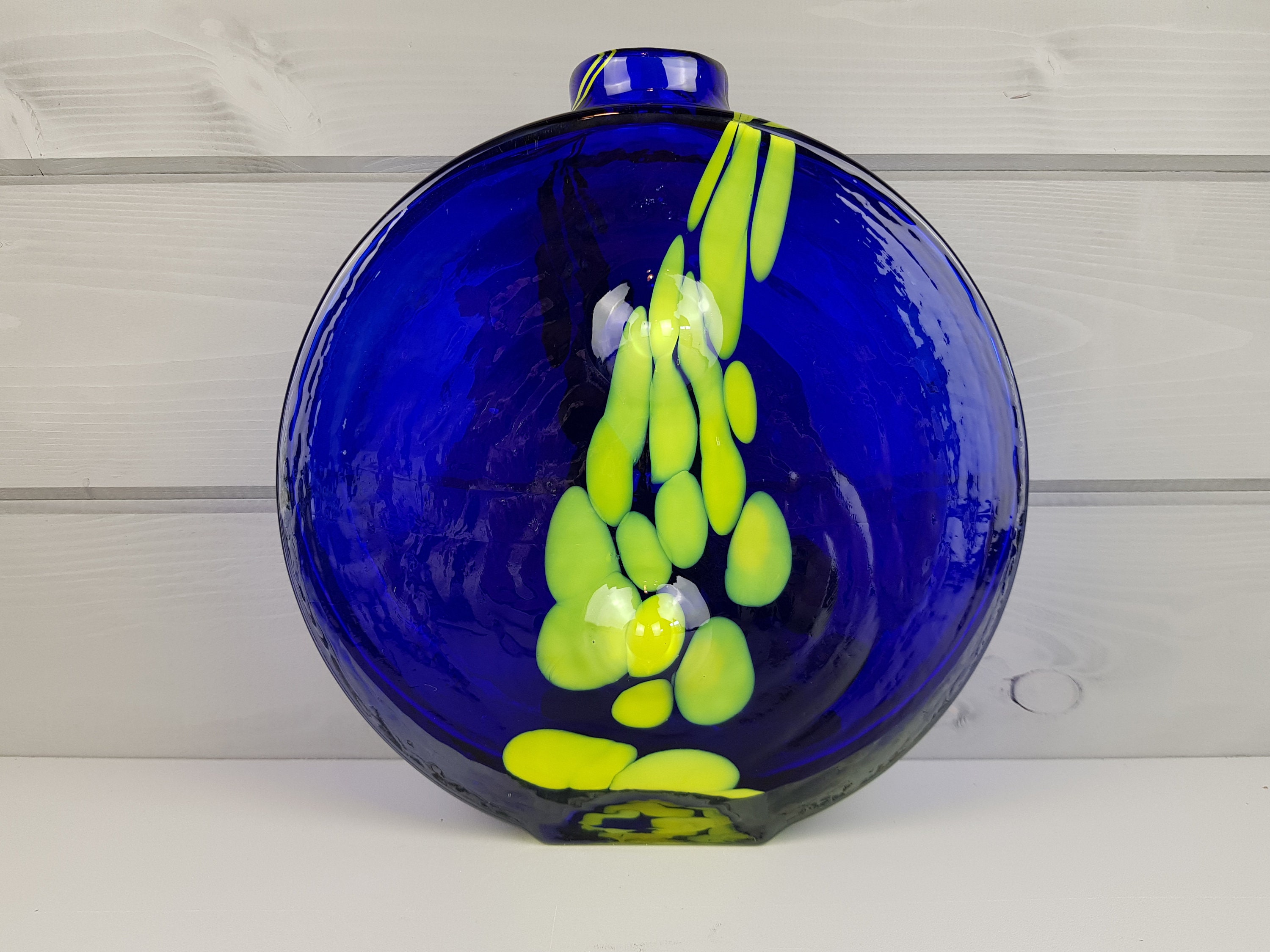 ヴィンテージ　チェコ　“CHLUM U TREBONE” Jan Gabrhel Reserved for S. //vintage Czech CHLUM U TREBONE Blue and