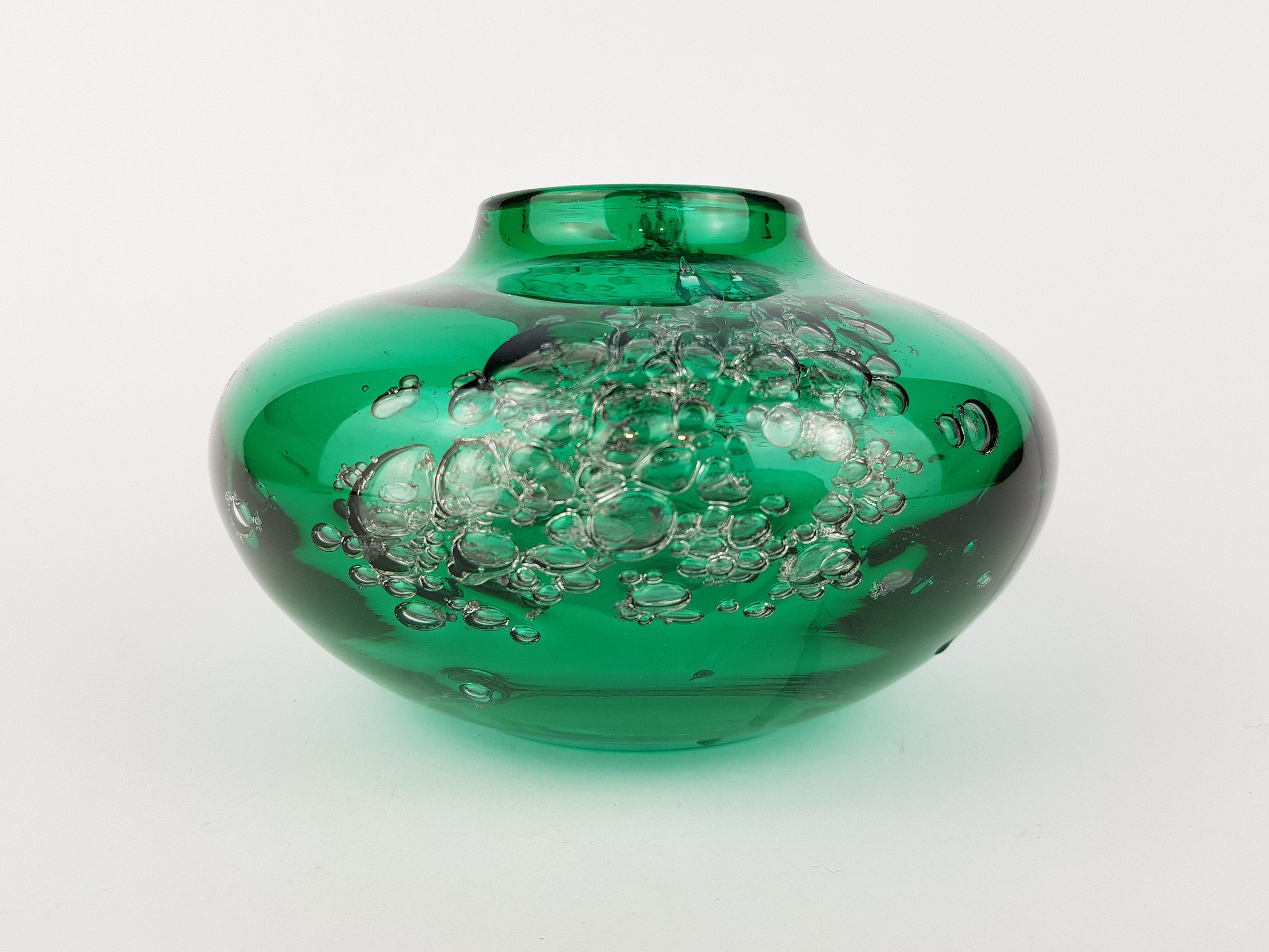 Vintage 1960-70s SCHOTT ZWIESEL Emerald Green GLASS | Etsy