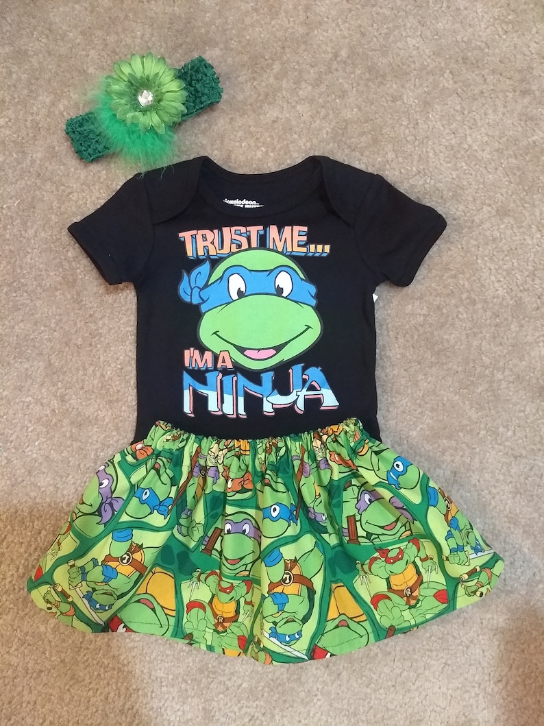TMNT costume baby shirt bodysuit