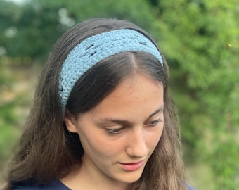Patrón de diadema floral elástica de crochet (VIDEO TUTORIAL)