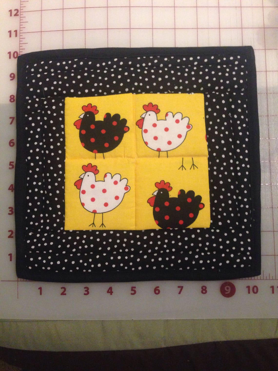 Handmade Rooster/chicken Kitchen Trivet Etsy