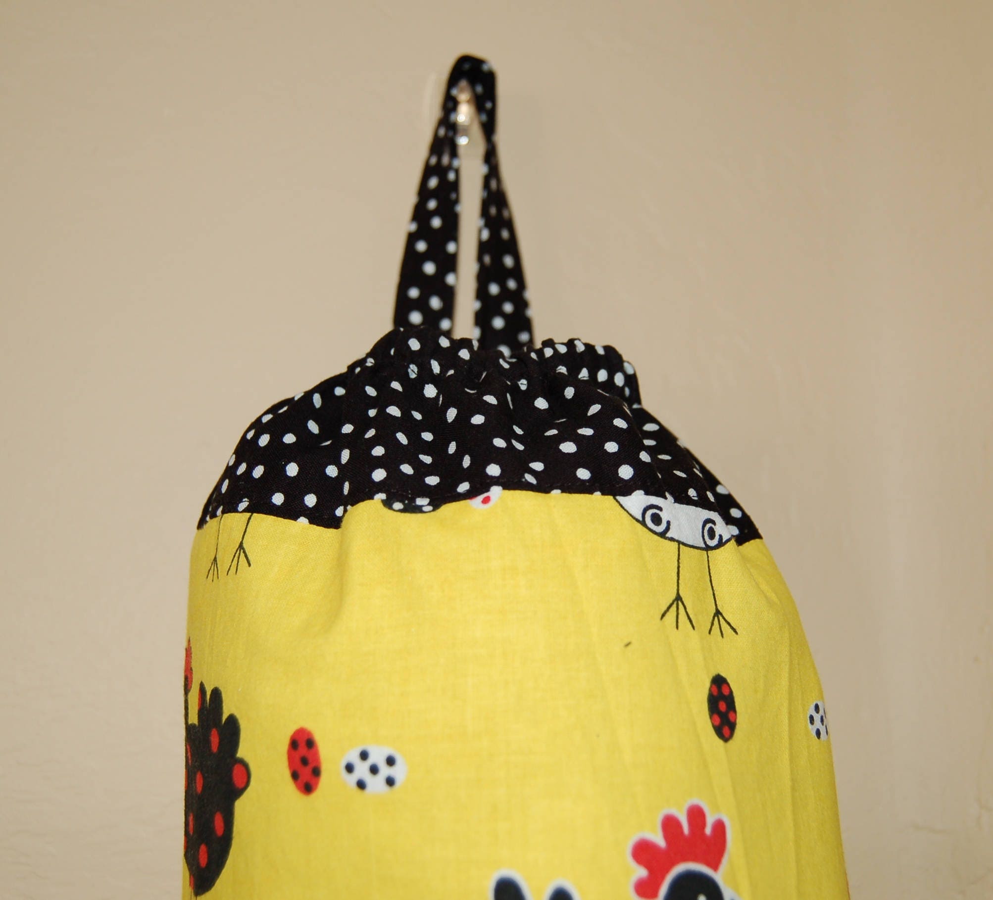 Rooster / Chicken Plastic Bag Holder hecho a mano Etsy España