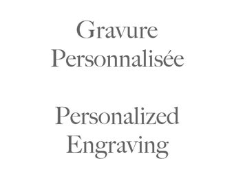 Personalized engraving