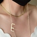 Personalized Face Mask Chain Gold Necklace, Face Mask Holder, Holiday Gift, Chain ONLY