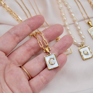 Pendant ONLY, 18K Gold Filled Initial Charm, Personalized Letter, Letter Charm, Custom Necklace, Layering Necklace