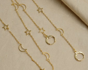 Face Mask Holder, Face Mask Chain Lanyard, Face Mask Necklace, Face Mask Holder, Chain ONLY