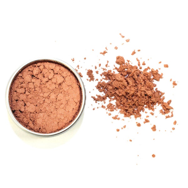 Bronzed-Rose Contouring • Loose Powder • ZERO WASTE • Argiletz Clay, Rose Petal Powder, Light Shimmering Bronze Mica • 8g