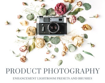 Product Photography Lightroom presets and brushes - product photography retouch fix clean white sharpen presets jewelry correction