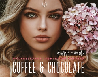 Chocolate Lightroom Presets Insta Style, Lightroom Mobile Presets, Instagram Presets, Preset for Bloggers, Desktop Presets, Travel Lifestyle