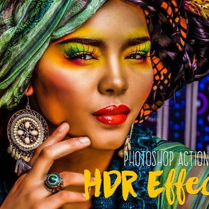 HDR Photoshop Actions Premium Collection hdr effect hdr Professional actions HDR photography Actions Photoshop faux hdr instant download