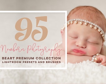 Newborn Lightroom Presets Bundle Portrait Photography Lightroom 6 cc newborn photography sessions creamy skin tones + photography template