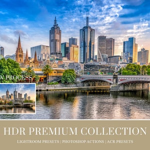 HDR Lightroom Presets Professional Collection, hdr effect, hdr actions, hdr photography, presets lightroom, high contrast INSTANT DOWNLOAD image 5