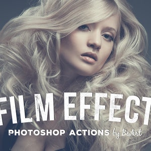 Film Photoshop Actions for Photoshop CC CC2017 only Adobe Camera RAW Presets for Photoshop CS6 Matte Effect Film Effect Ps Action image 1