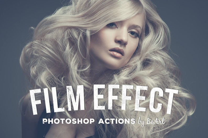 Film Photoshop Actions for Photoshop CC CC2017 only Adobe Camera RAW Presets for Photoshop CS6 Matte Effect Film Effect Ps Action image 1
