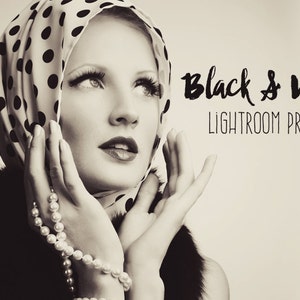 Black and White Lightroom Presets Premium, lr presets, lr 5, lr 4, Lightroom 5 Presets Wedding Photography Best PRO Beart Presets image 1