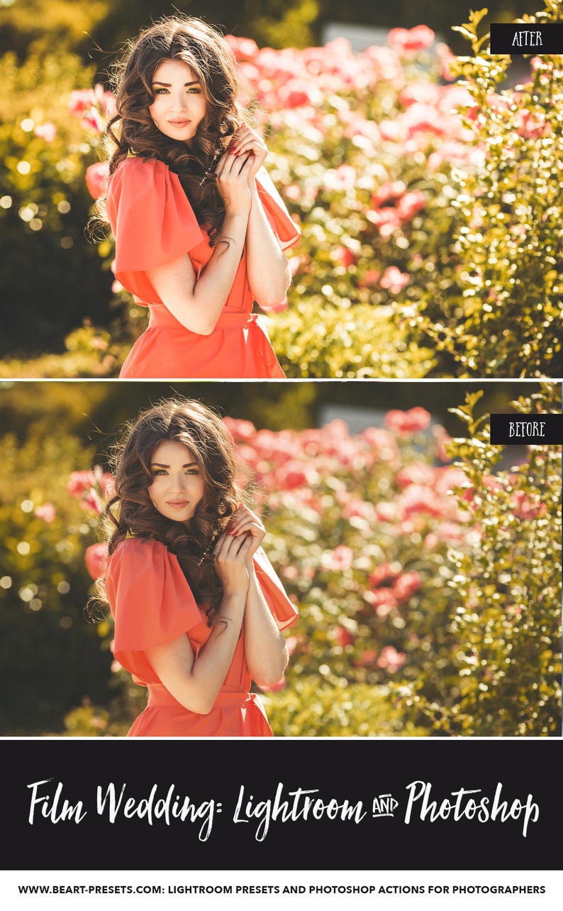 Film Wedding Lightroom Presets Wedding Film Presets for Lightroom 4-7 ...