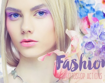 Fashion Beauty Magazine Photoshop Actions Premium Collection, Adobe Photoshop fashion actions fashion blogger fashion photography tools